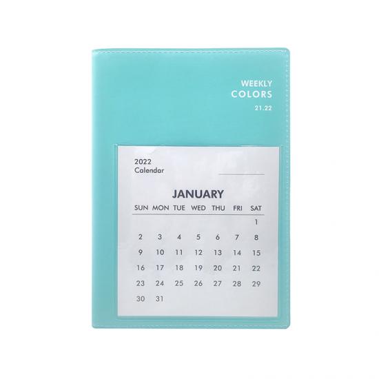 A5 recycled PU weekly diary