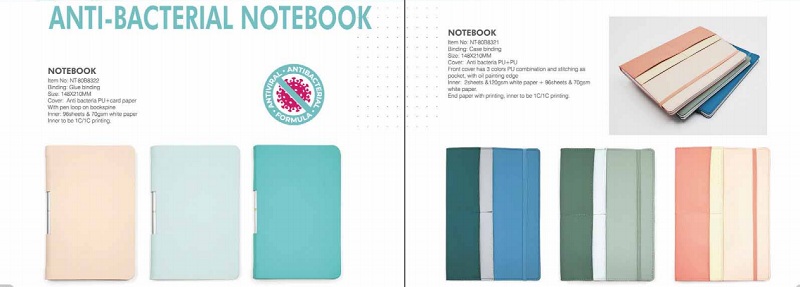 Antibiotic inspired spiral notebooks