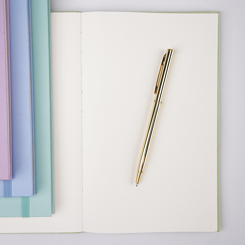 A5 spot color case binding notebook