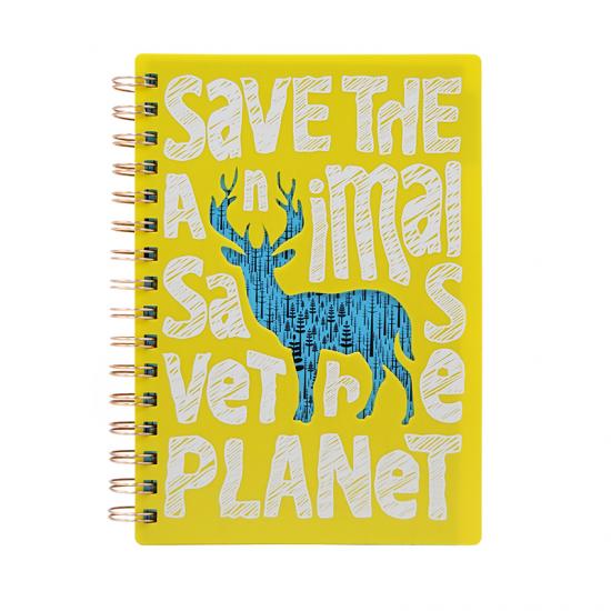 A5 eco friendly recycled pp notebook