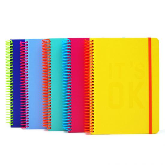 A5  colorful hardcover notebook