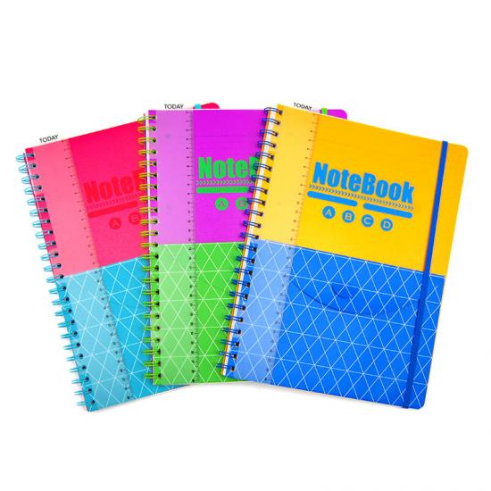 A4 5 subject pp notebook