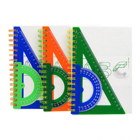 A5 wire o notebook with ruler