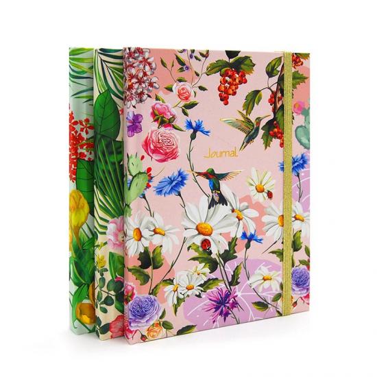  A5 flower fashion design hardcover notebook