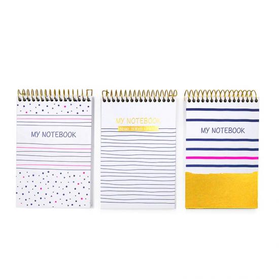 A6 spiral top binding notebook