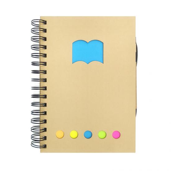 A5  kraft cardboard sticker journal