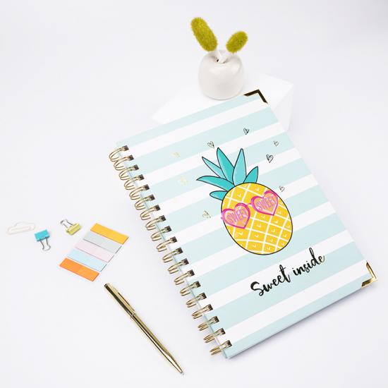 B5 white paper notebook