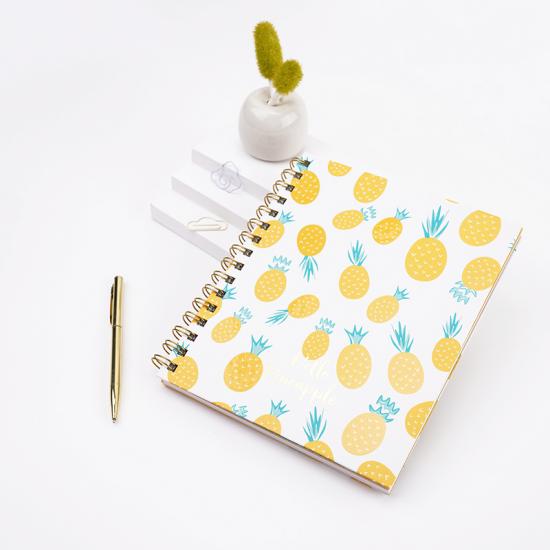White paper notebook