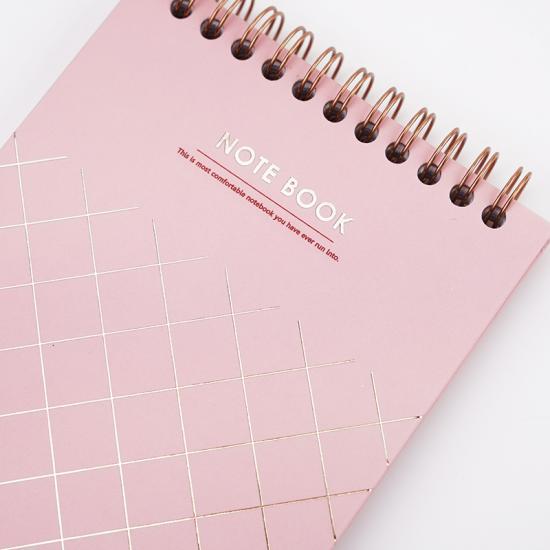 White paper notebook