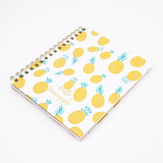 White paper notebook