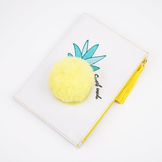 White paper notebook
