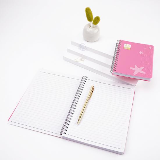 White paper notebook