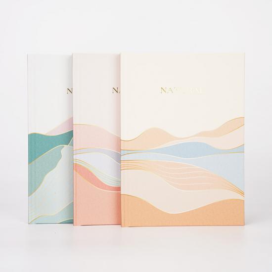 White paper notebook