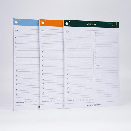 White paper note pad