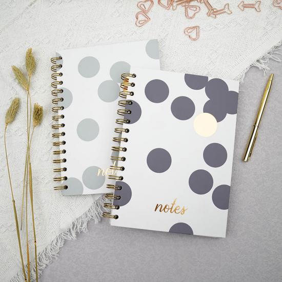 White paper notebook