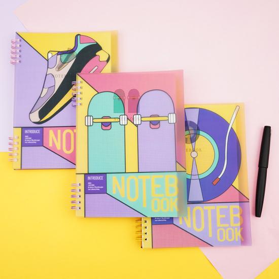 Wire-o binding PP notebook