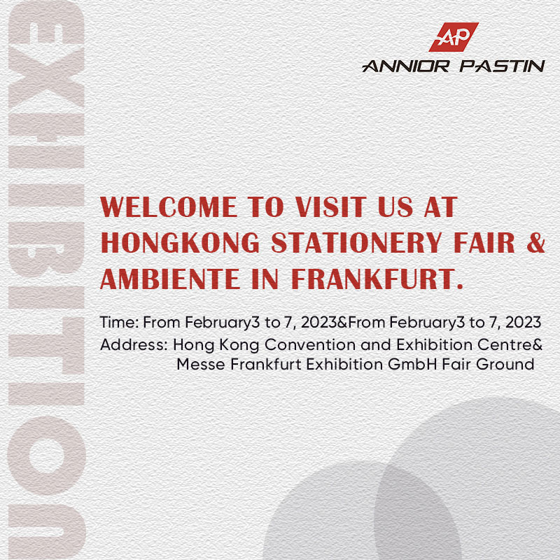 Welcome to visit us at Hongkong Stationery fair & Ambiente in Frankfurt